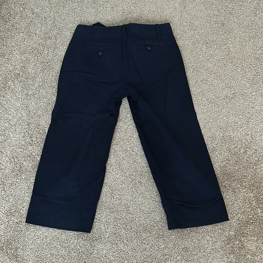 Navy Ann Taylor capris
